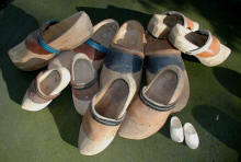Heimatverein Warendorf: Holzschuhe - lange Zeit beliebte Fu�bekleidung