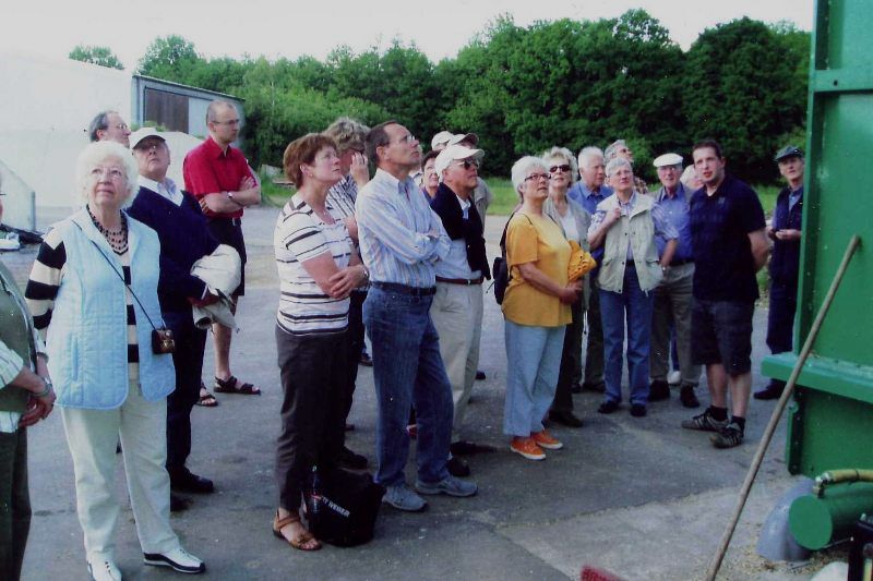 Heimatverein Warendorf unterwegs: Biogaserzeugung auf dem Hof Schulze Heuling (25. 5. 08)