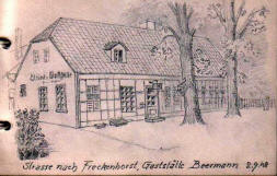 Warendorf, Straße nach Freckenhorst, Gaststätte Beermann