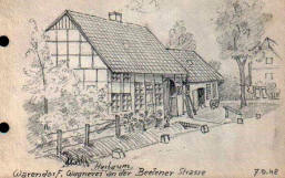 Warendorf, Wagnerei Harbaum an der Beelener Straße