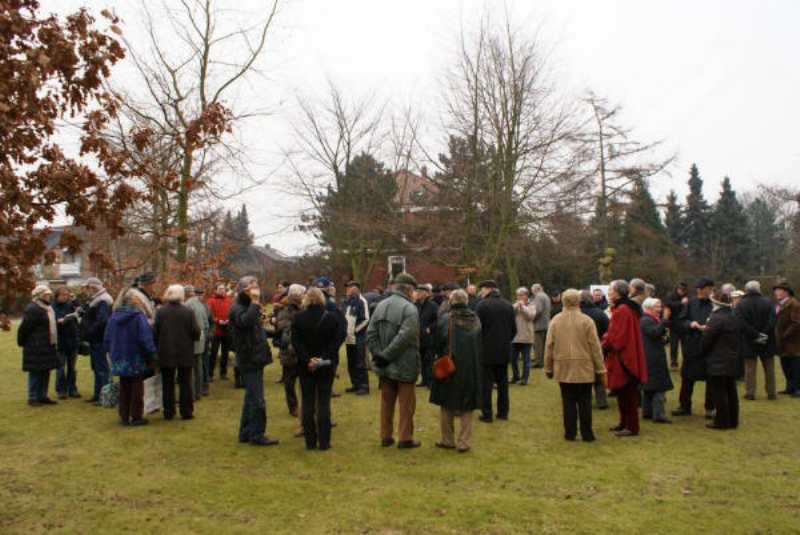 Rettet den Sophienpark! Demonstration Warendorfer Bürger gegen die Bebauung des Parks